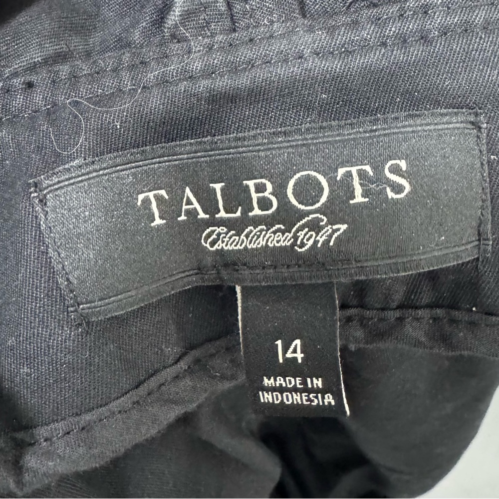 Talbots Black Ruffle Jacket - Picture 2 of 2